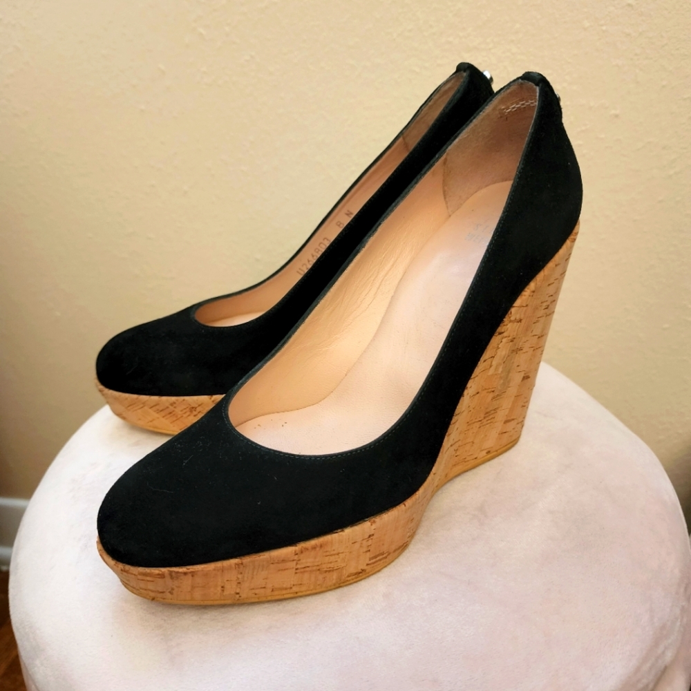 Stewart Weitzman Suede Wedge shoes